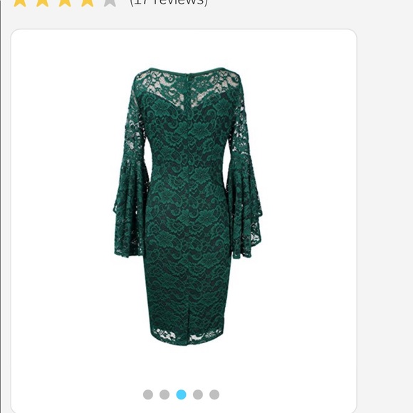 VHSHOW bell SLEEVE COCKTAIL DRESS - Picture 6 of 9